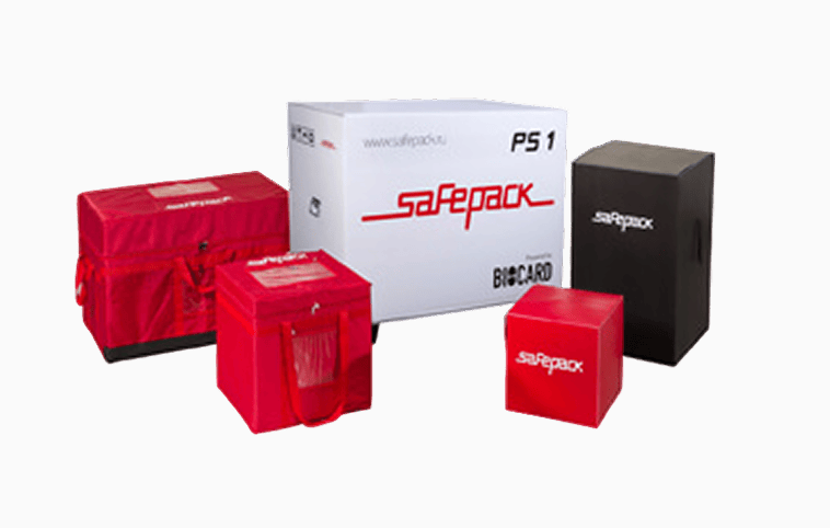 Разноцветные термоконтейнеры Biocard  для перевозки грузов с температурным режимом по РФ.  Купить, заказать термобокс в МСК